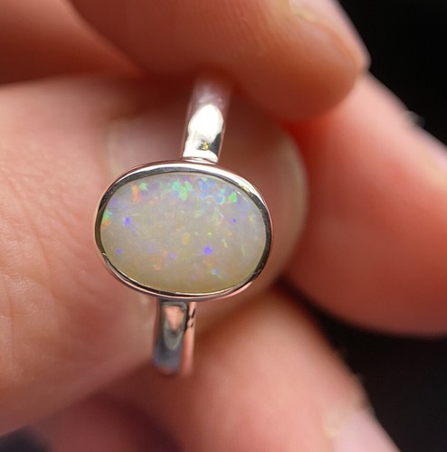 Opal ring silber - ring,