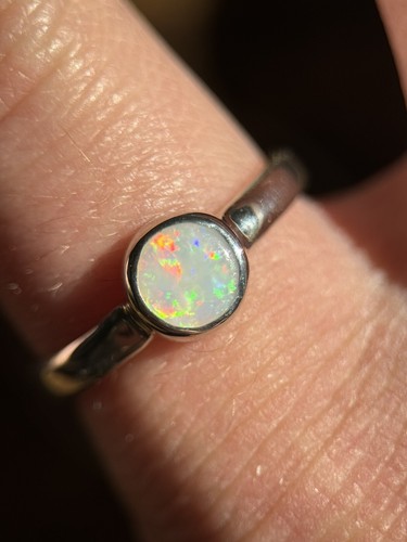 Opal ring silber - opal,