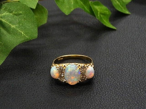 2347 antiker gold 750 - antiker, ring