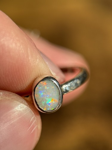 Opal ring silber - opal,