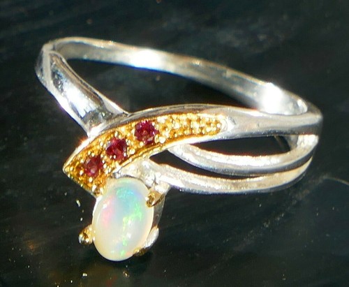 Top voll opal ring 925 - opal,