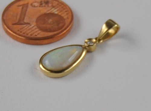Anhänger voll edel opal - anhänger,