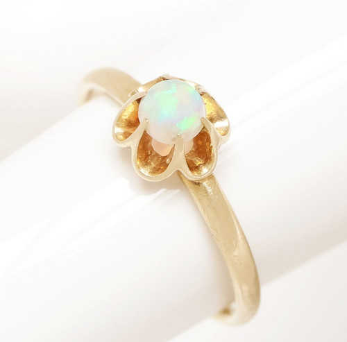 Opalring karat 585 gold - opalring, 14