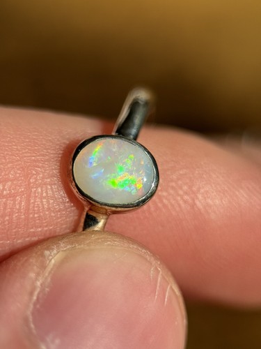 Opal ring silber - opal,