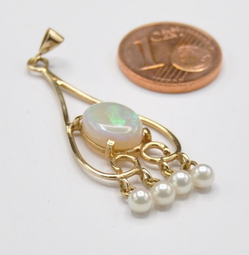 Anhänger perle opal edel - anhänger,