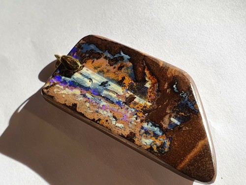 Boulder opal anhänger - opal,