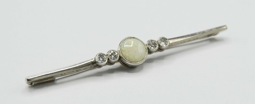 Weißgold platin brosche nadel - platin,